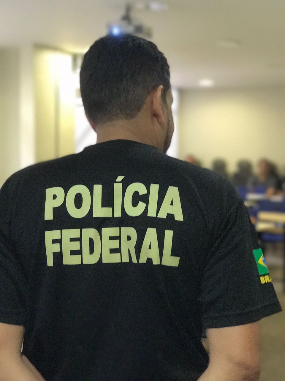 Trabalho voluntário Emídio dá palestras pela PF. Foto: arquivo pessoal
